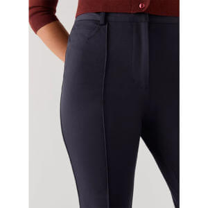 LK Bennett Susie Cotton Blend Flared Trousers